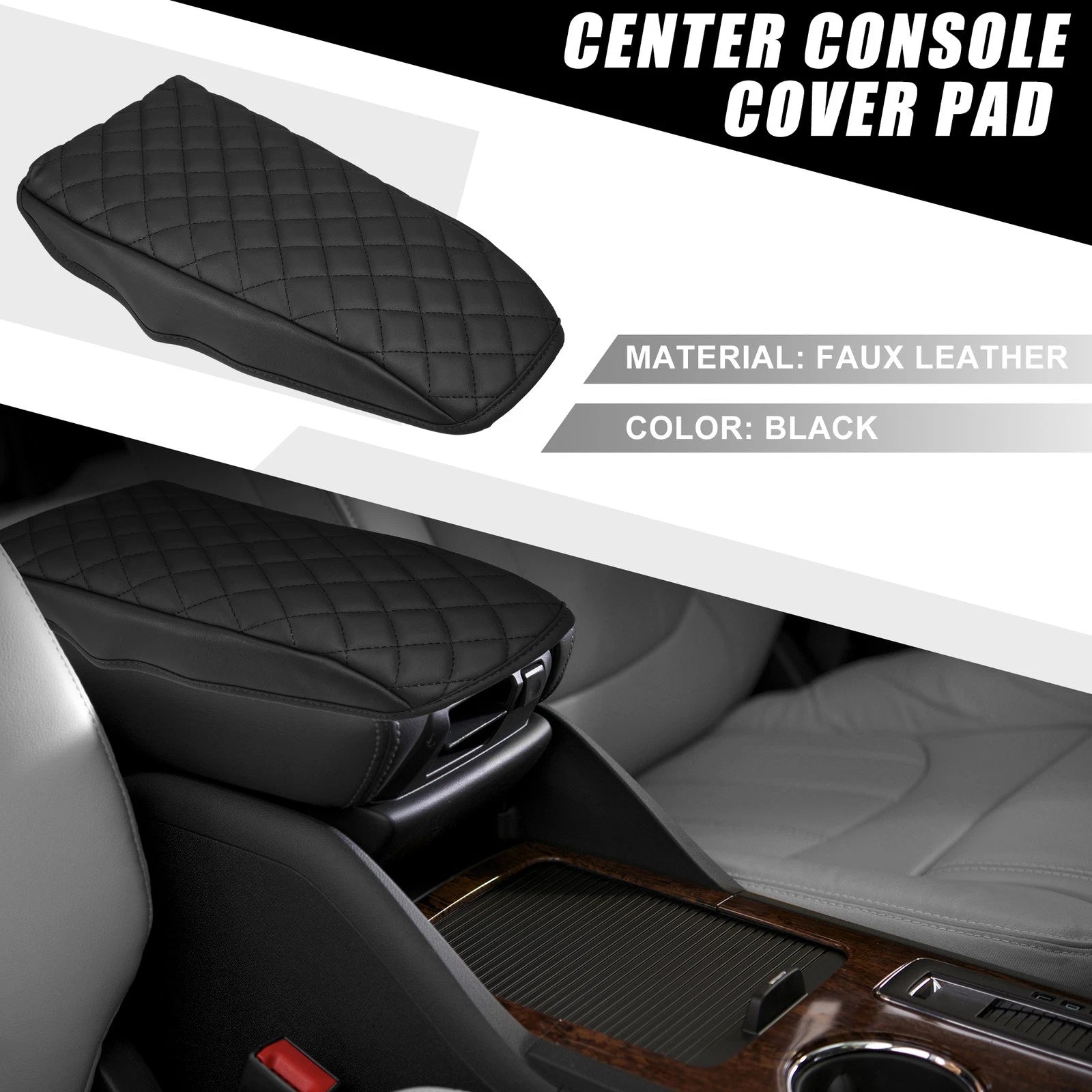 Waterproof Armrest Seat Box Cover for Ford Bronco Sport (2020–2023)