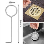 Stainless Steel Drain Removal Tool for Bathroom Floor Strainer