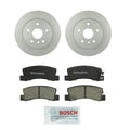 2X Rear Solid Rotors & Ceramic Disc Brake Pads Kit for RX300 (2004–2006)