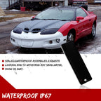 2X Smoked Front Bumper Side Marker Light Housings for Pontiac Firebird (1998–2002)