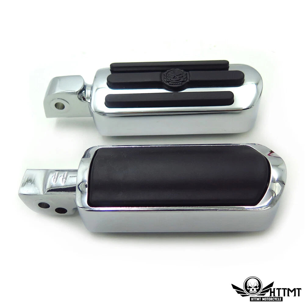 Groove Gear Skull Footpegs for Yamaha V-Star 1000, 650, Royal Star, V-Max
