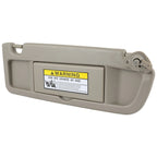 Passenger Side Sun Visor for Honda Civic (2009–2011) Warm Gray