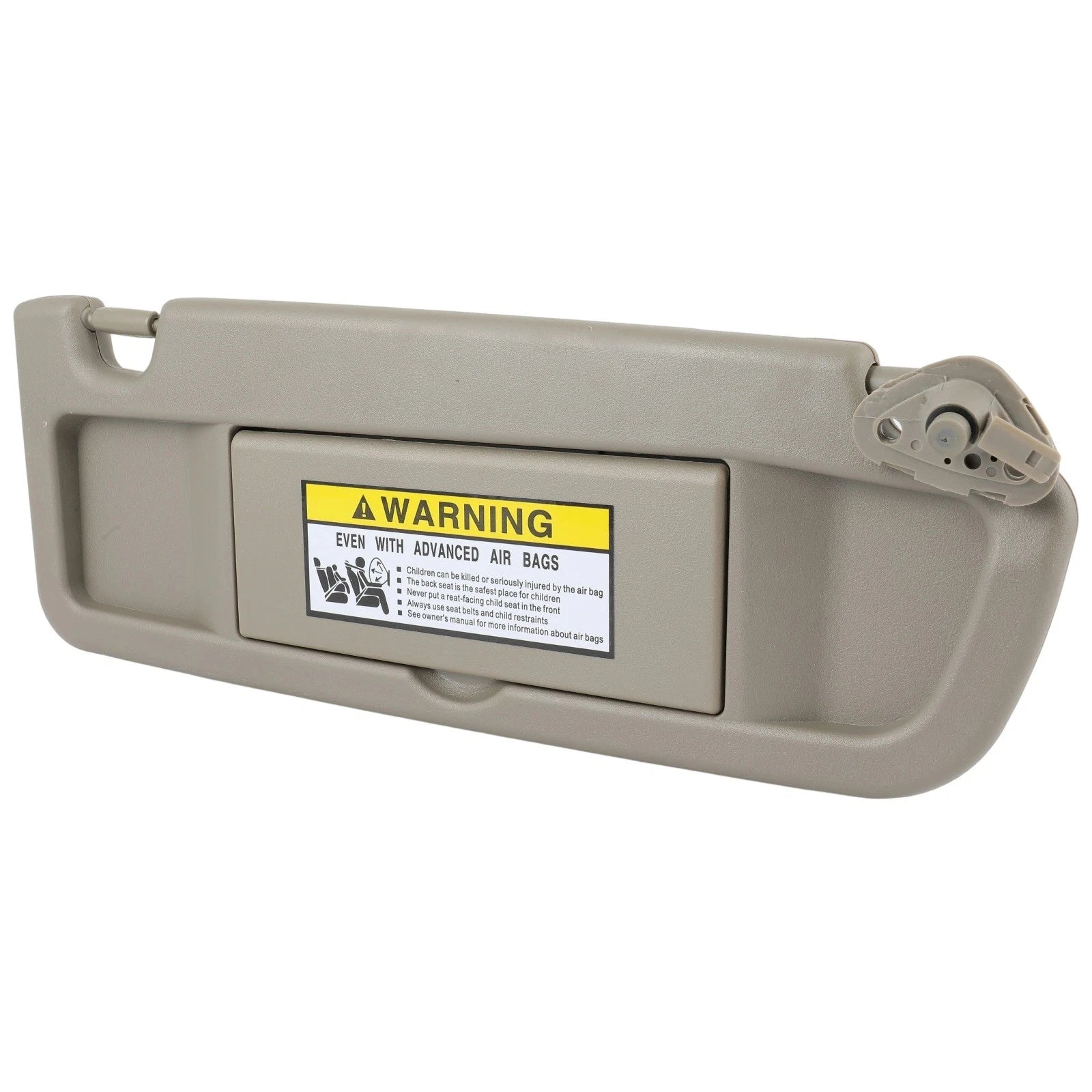 Passenger Side Sun Visor for Honda Civic (2009–2011) Warm Gray