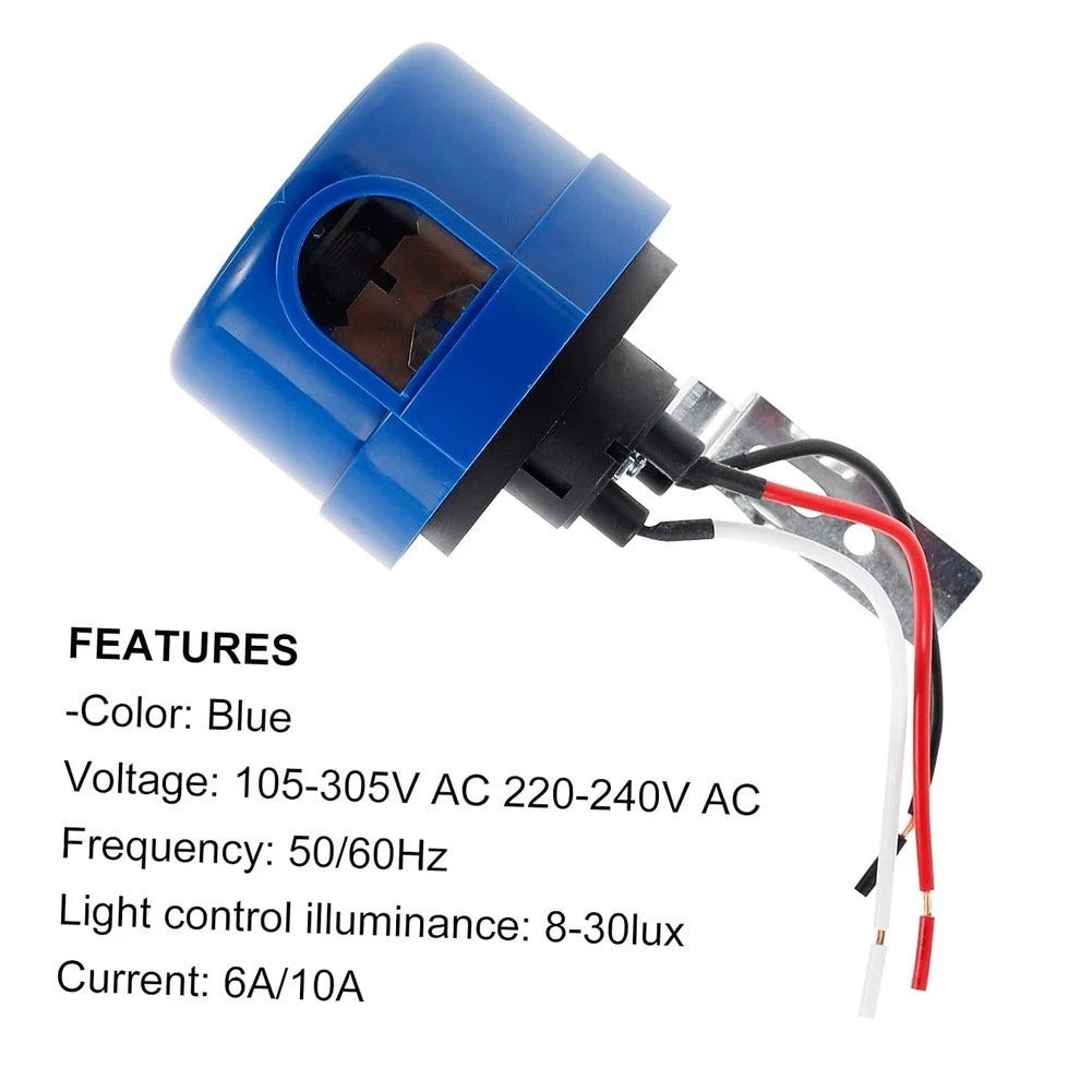 Solar Street Light Controller for Night Time Safety (ABS, Metal)