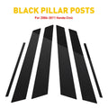 Carbon Fiber Window Pillar Posts Door Cover Trims for Honda Civic Sedan (2006–2011)