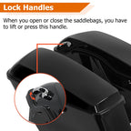 Hard Saddlebags with Latch Keys for Harley Touring Models (1994–2013)