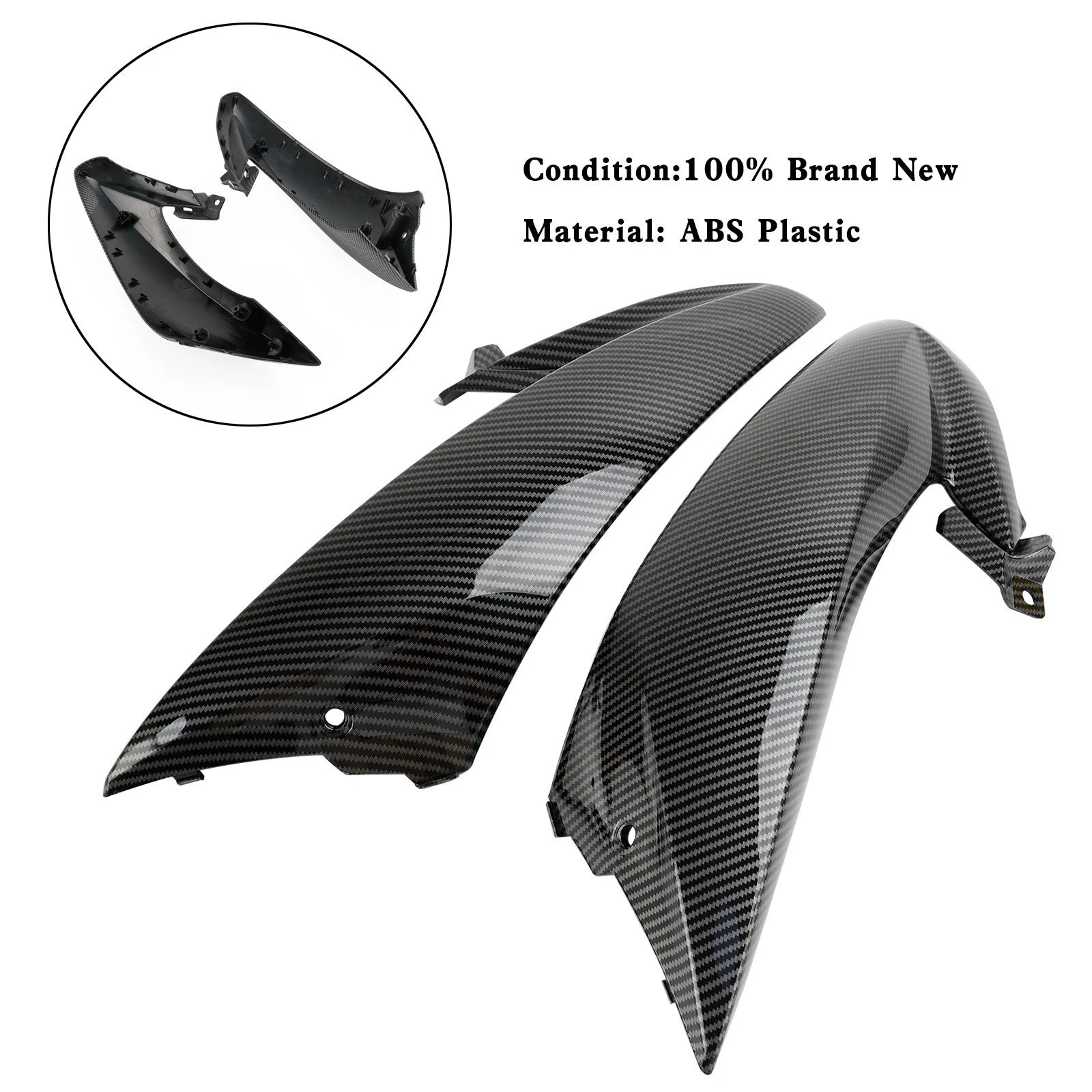Carbon ABS Radiator Panel Frame for Suzuki GSX-S 1000 (2015–2020)