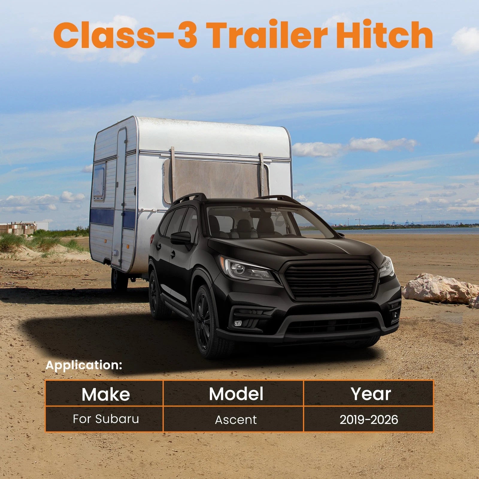 2in Receiver Class III Trailer Hitch for Subaru Ascent (2019–2026)