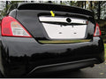1pc. Luxury FX Stainless Steel Upper License Bar Trim for 2012-2019 Nissan Versa