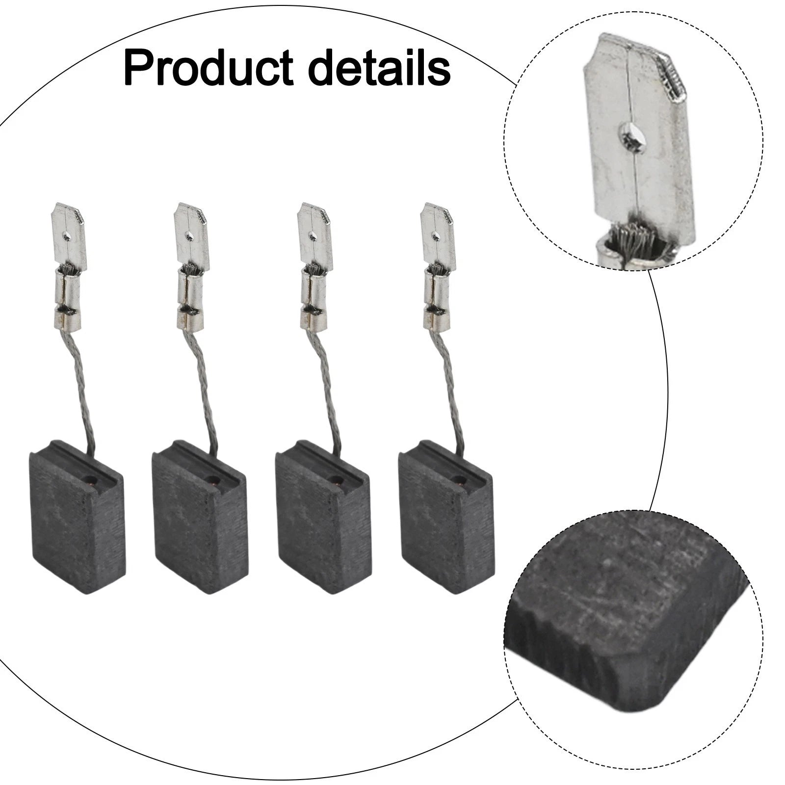 Set of 4 Carbon Brushes for Tool (Precision Fit)