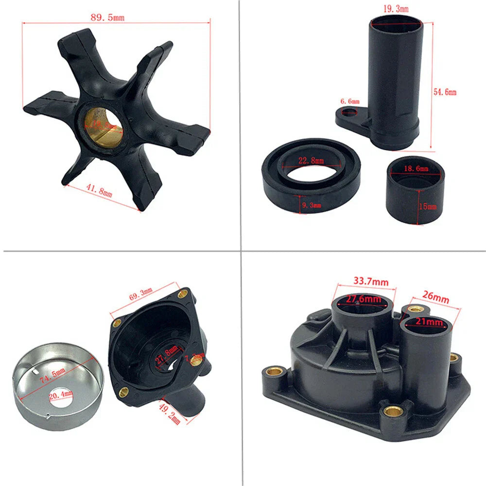 Water Pump Impeller Kit for Johnson Evinrude Outboard 60-75hp