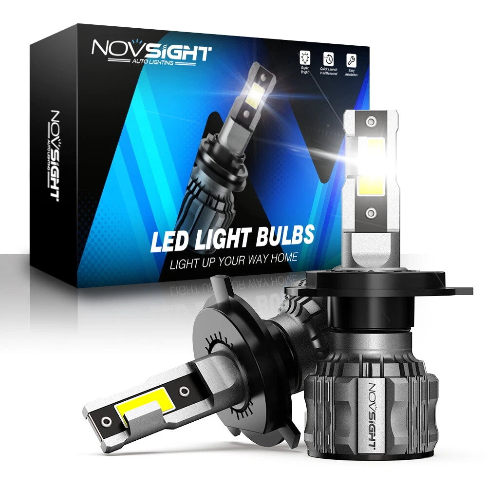 H4 LED Headlight Bulbs Conversion Kit 15000LM 72W for Nissan Versa Mini Cooper (2010–2023)