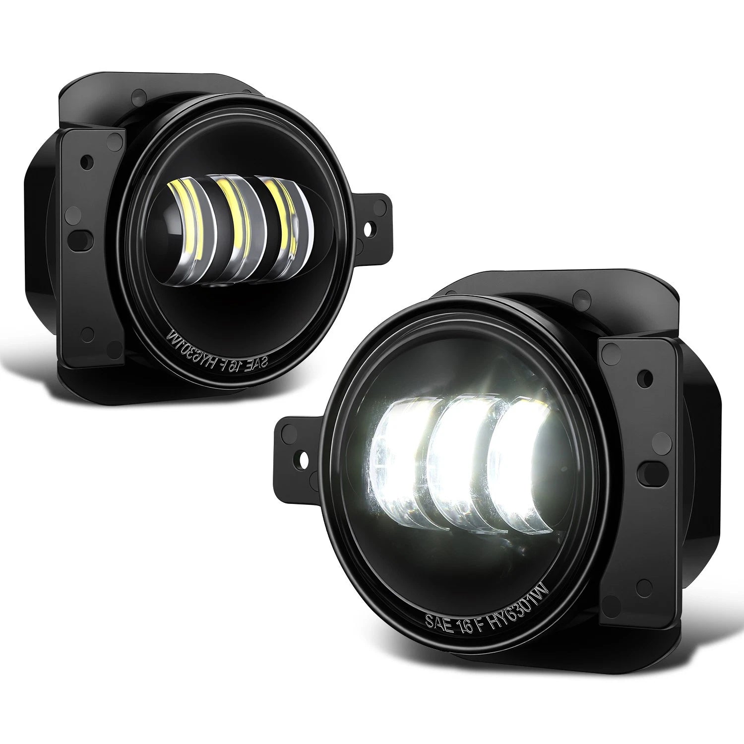LED Projector Fog Lights for Jeep Wrangler JL Gladiator (2018–2026)