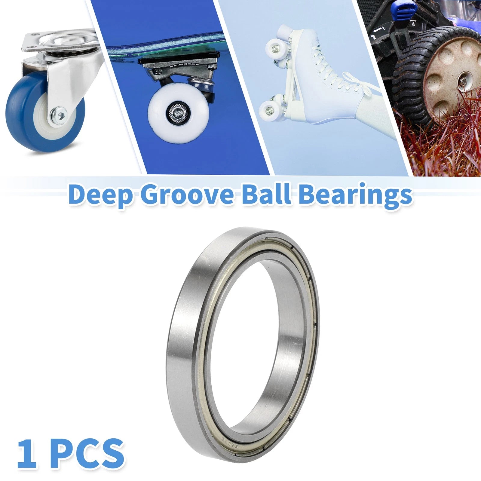 6807ZZ Deep Groove Ball Bearing for Scooter Skateboard Wheel (35x47x7mm)