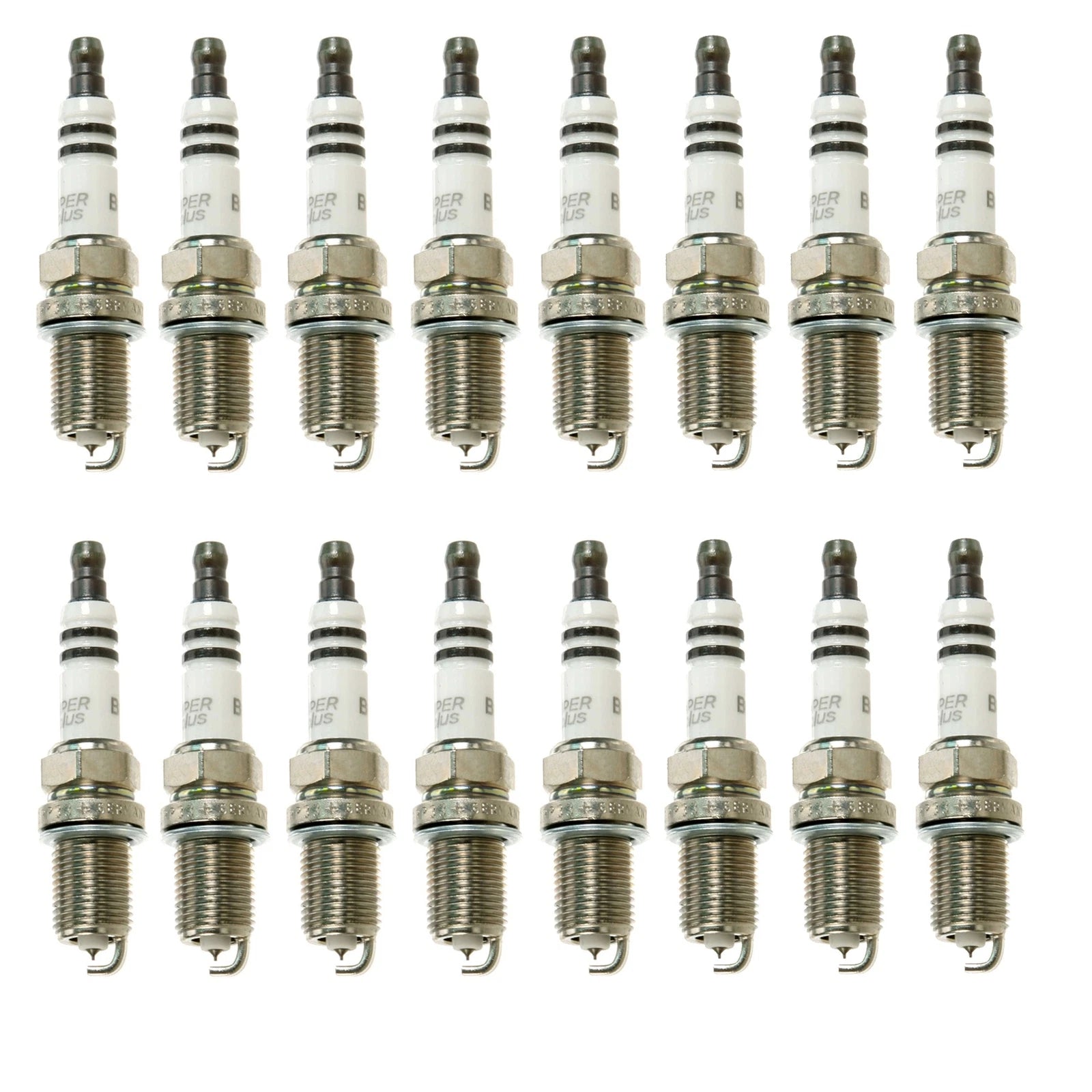 Set of 16 Bosch OE Fine Wire Double Platinum Spark Plugs for Mercedes V8