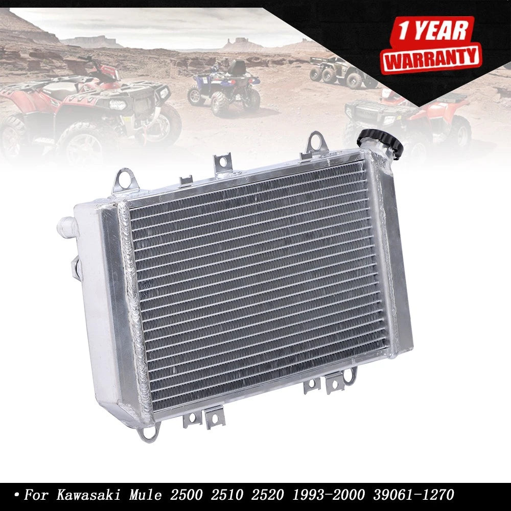 Aluminum Radiator for Kawasaki Mule 2500 2510 2520 (1993â2000)