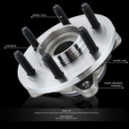 Front Left Right Wheel Bearing & Hub for Ford Expedition Lincoln Navigator (2002–2006)