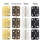 10pcs Antique Mini Hinges for Jewelry Box Cabinet (25x18mm)
