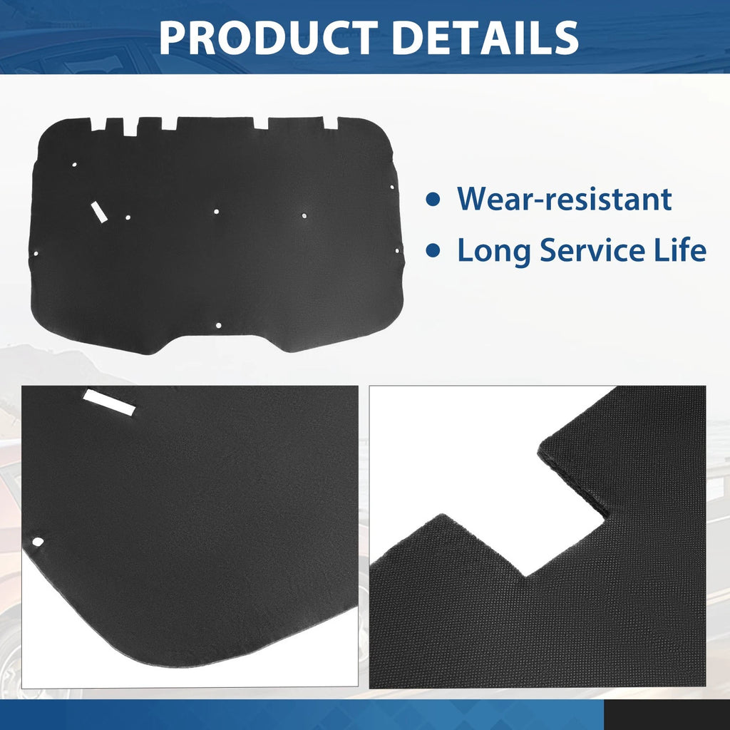 Hood Insulation Pad with Clips for Chevy Tahoe/Suburban/Sierra (1999–2007)