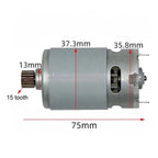 14.4V 550 Class Electric Motor 15 Tooth for Low-Profile Drill Assemblies