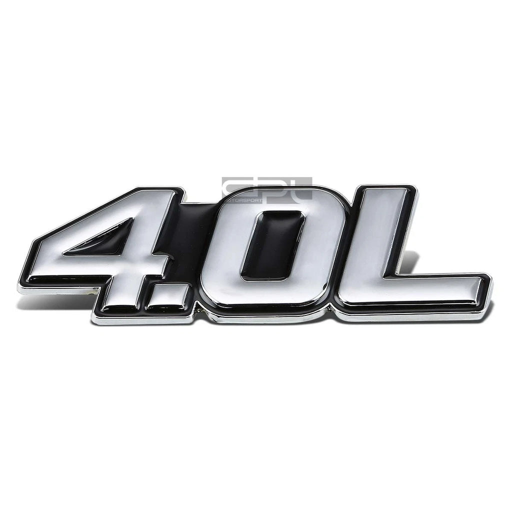 Chrome Bumper Emblem Badge for