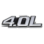 Chrome Bumper Emblem Badge for