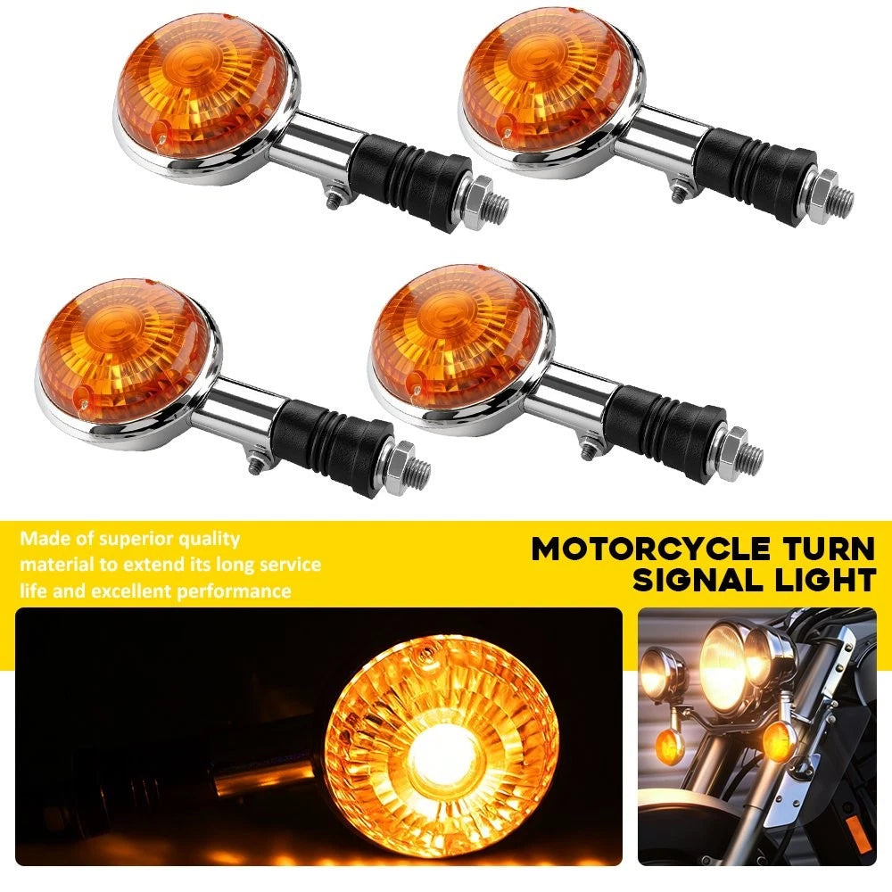 Set of 4 Turn Signal Light Indicators for Yamaha V-MAX 1200, V-Star 250, 650, 950, 1300