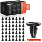 50Pcs Nylon Bumper Cover Grommet Clips for Mitsubishi 