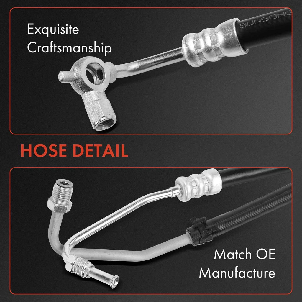 Power Steering Pressure Line Hose for Nissan Xterra Frontier (2000–2004)