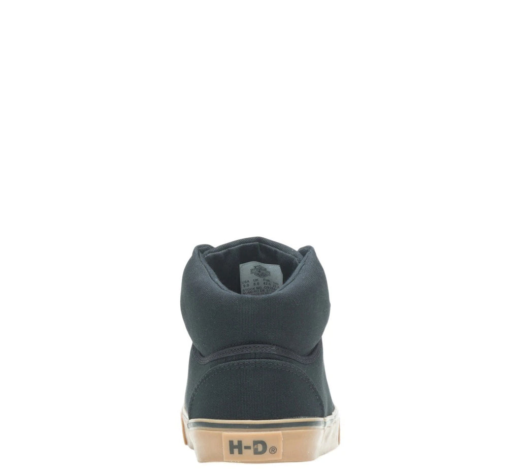 Wrenford Black Canvas Sneakers for Harley-Davidson (Size 13) D93544