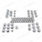 86-Piece Chrome Engine & Misc Bolt Nut Set for Harley-Davidson Dyna (1999–2005)