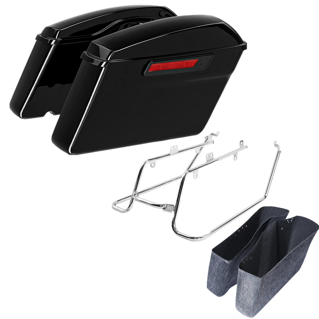 Hard Saddlebags Conversion Bracket for Harley Super Glide, Street Bob (2008–2017)