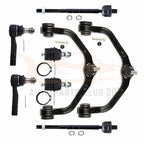 Set of 8 Front Upper Control Arm & Ball Joint Tie Rod for Ford Ranger (1998–2011)