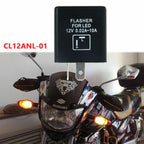 12V 120W 2-Pin Electronic Flasher Relay for LED Turn Signals (–)