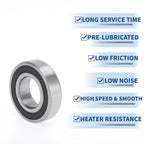 Deep Groove Ball Bearing P0 32x65x17mm for Scooter Skateboard (1 Pc)