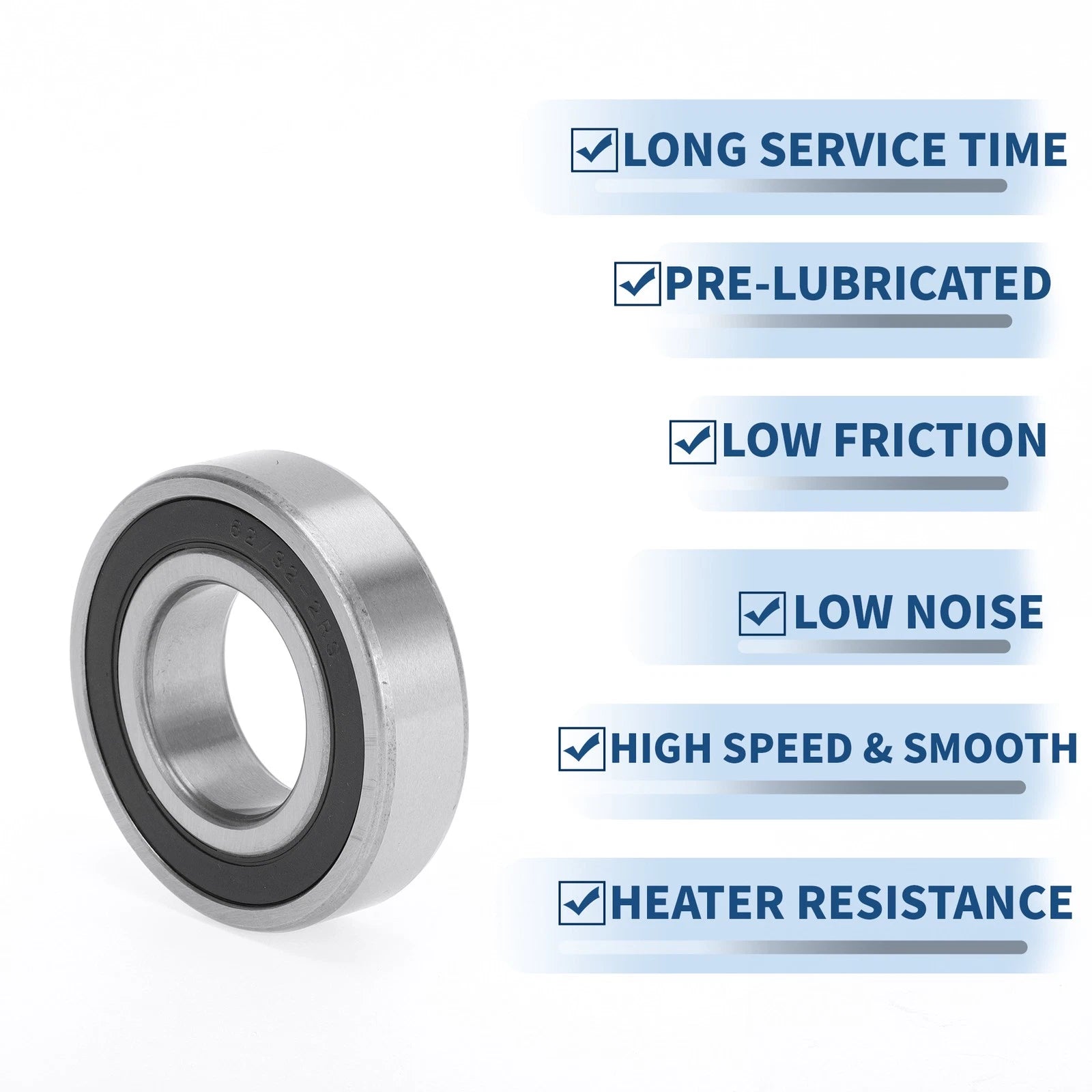 Deep Groove Ball Bearing P0 32x65x17mm for Scooter Skateboard (1 Pc)