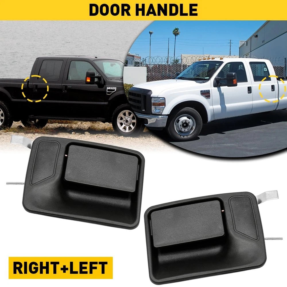 Set of 2 Outside Door Handles for Ford Super Duty F250 F350 (1999–2016)