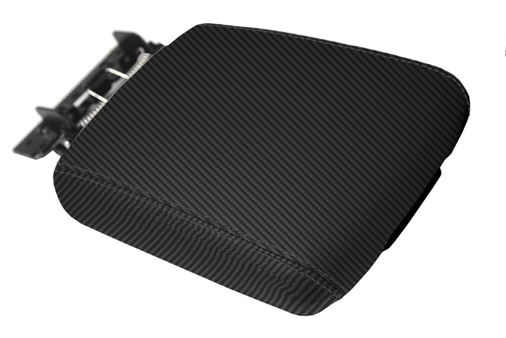 Center Console Lid Armrest Cover Carbon Fiber for Kia Telluride (2020)