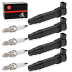 4X Ignition Coils Iridium Spark Plug for Honda CBR600RR (2007–2010)