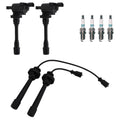 Set of 2 Ignition Coils & 4 Iridium TT Spark Plugs for Mitsubishi Mirage
