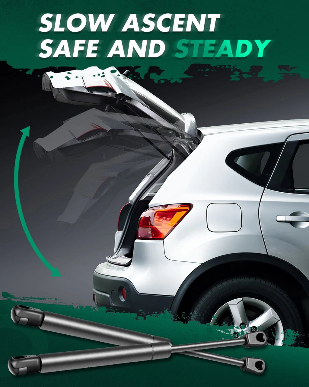 2X Rear Trunk Gas Lift Supports Struts for Chevrolet Impala (2000–2005)