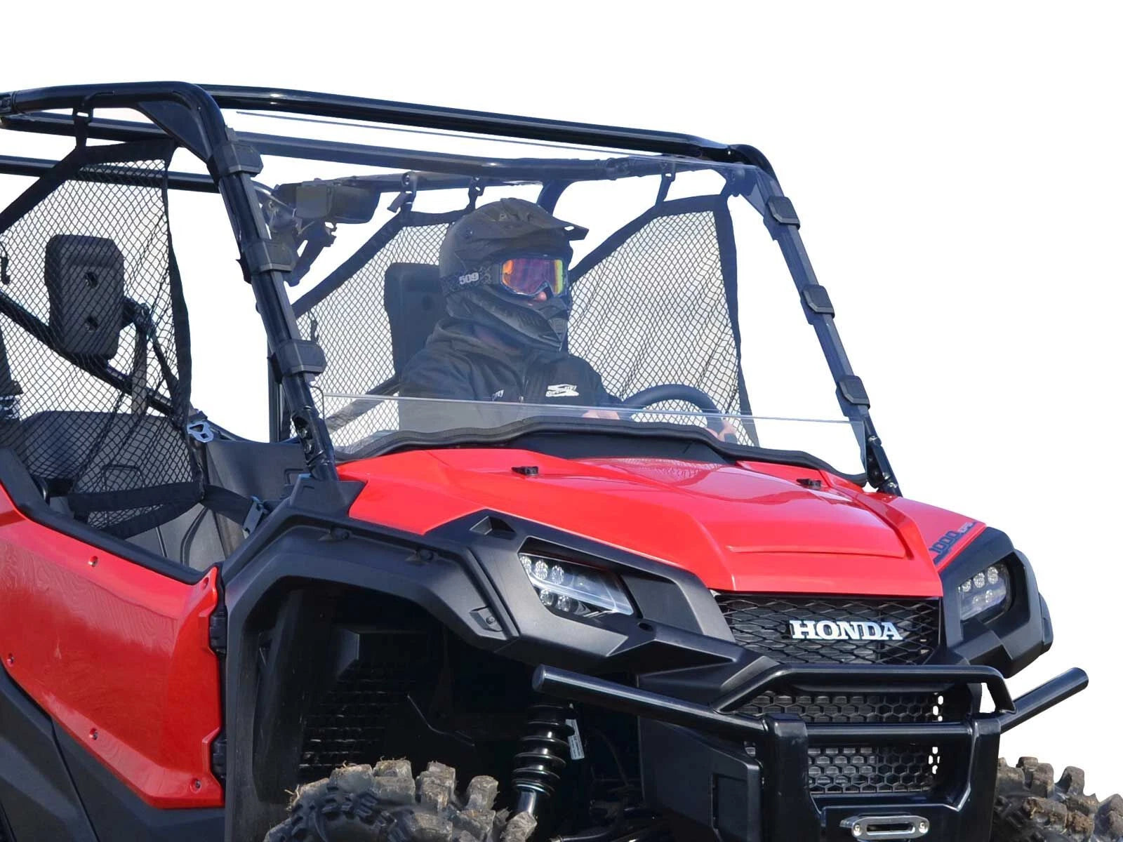 Scratch Resistant Full Windshield for Honda Pioneer 1000/1000-5 (2016–2023)