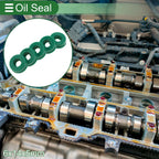 Set of 5 Oil Seal Rotary Shaft Seal 6x14x5mm High Pressure Green for Various Models