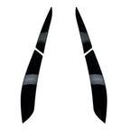 Rear Tail Light Eyebrow Cover Trim for VW Golf 6 MK6 2008-2013 Glossy Black