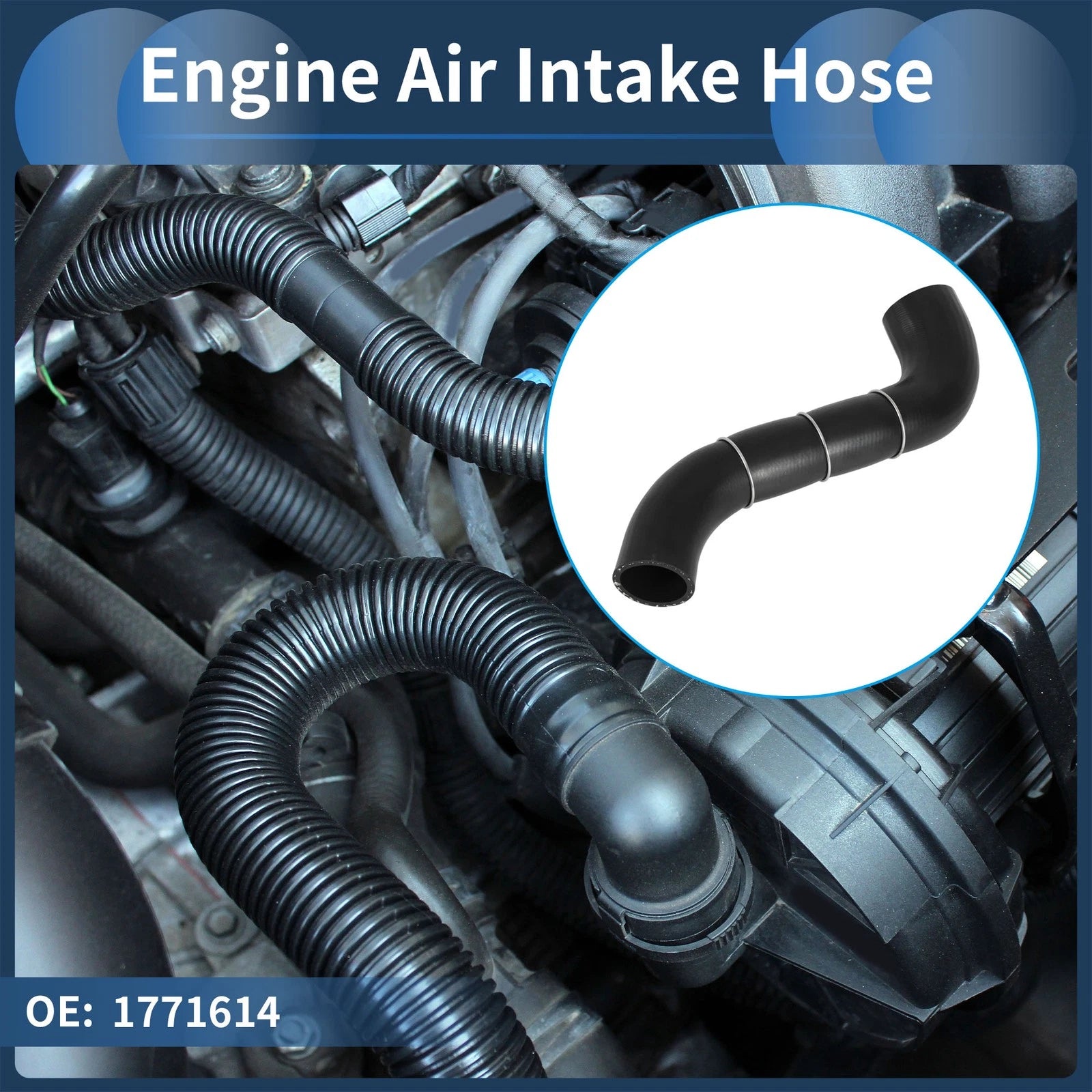 Engine Air Intake Hose for Ford Kuga I 2.0L Diesel (2008–2012) No.1771614 Rubber