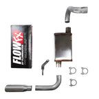 2.5" Single Exhaust Kit for Jeep Wrangler (2018–2025) FlowFX Rolled Edge Tip