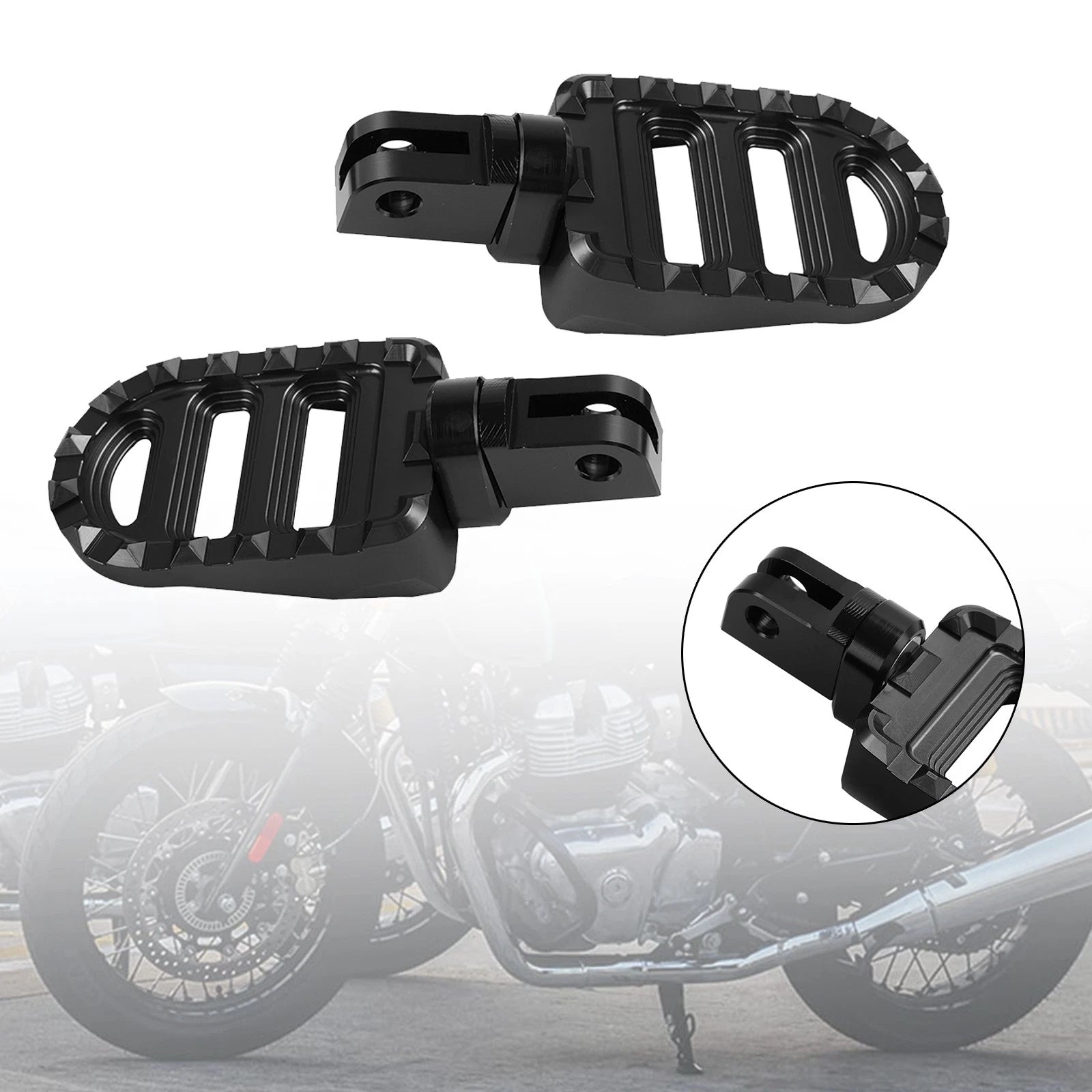 Front Footrests Foot Pegs for Interceptor 650, Continental 650 (2019–2023)