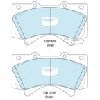 HD Front Disc Brake Pad Set for Landcruiser URJ202 UZJ200 VDJ200 2007~21