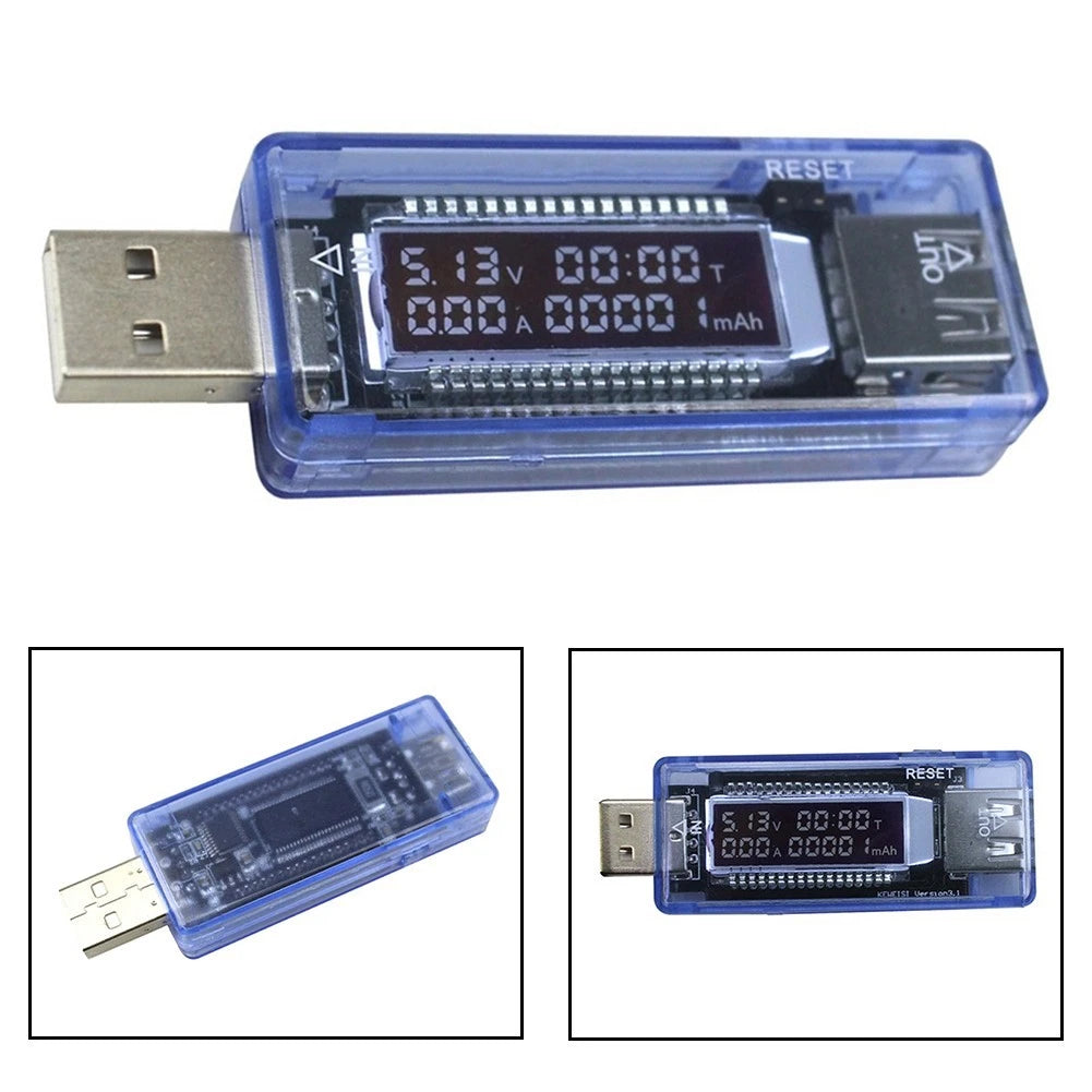 USB Voltage Current Tester KWS-V20 for 3V to 9V Chargers (2010–2023)