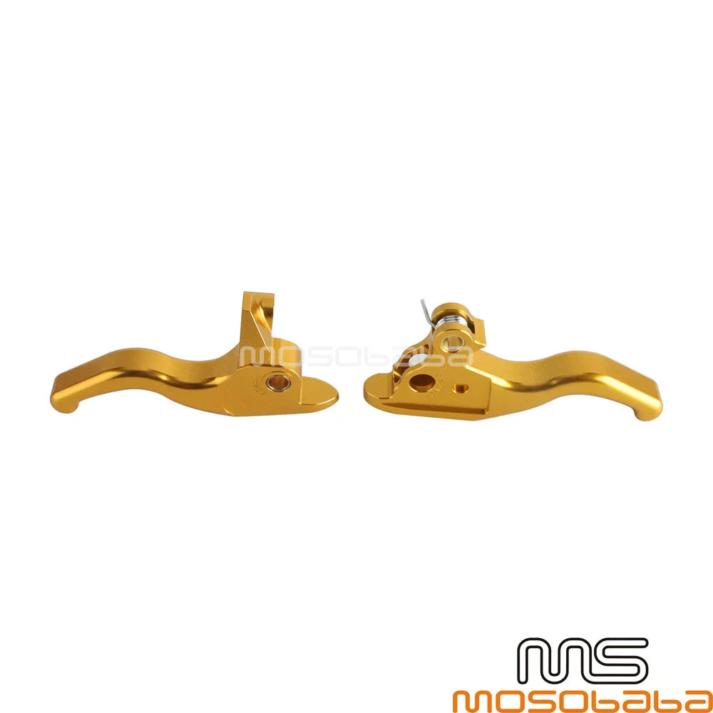 Gold Handlebars Brake Clutch Levers for Harley Tri Glide FLHTCUTG (2021)